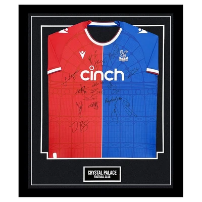 £999.99 • Buy Signed Crystal Palace FC Framed Shirt - Premier League Squad +COA