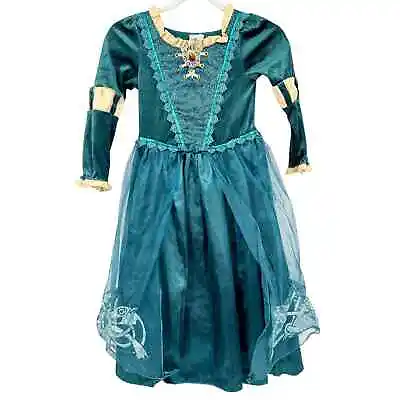 Disney Store Girls Brave Princess Merida Halloween Costume Dress Up Size 5-6  • $47.02