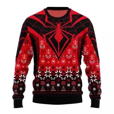 $35.14 • Buy Spiderman Merry Ugly Christmas Premium 3D SWEATER Mother Day Christmas Gift