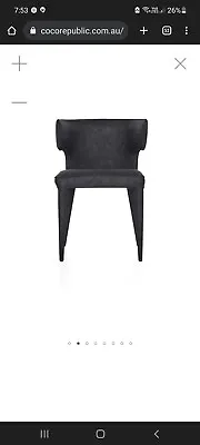 $1500 • Buy 4 X Coco Republic Dining Chairs $400 Each Chair 