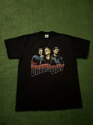 Vintage 2000s Y2k The Green Day Dookie Rare Rock Band Music Black Shirt • $55
