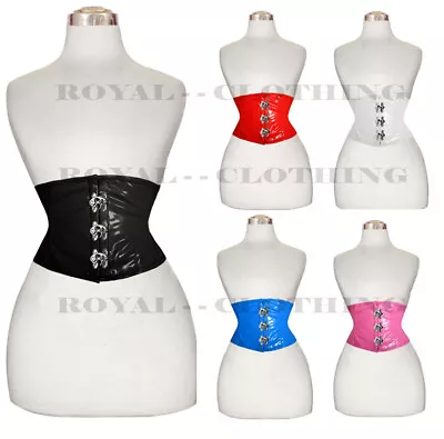 Heavy Duty Under Bust Steel Boned Waist Trainer Claps Fastening Corset 8079-PC • £52.06