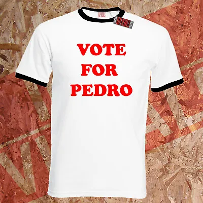 £12.95 • Buy VOTE FOR PEDRO Napoleon Dynamite Fancy Dress T-Shirt Ringer Funny Gift TV S-XXL