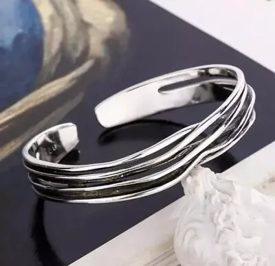 £6.44 • Buy Men's Style Retro Biker Vintage Bracelet Beautiful Bangle Cross Multi-Layer 