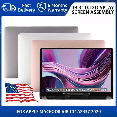 $175.99 • Buy A2337 LCD Display Assembly Screen Retina Replacement For MacBook Air M1 2020 New