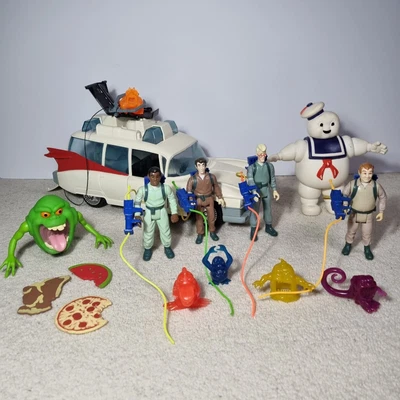 £150 • Buy Vintage Ghostbusters Figures 80s Toys Kenner Proton Packs Joblot Slimer Ecto-1