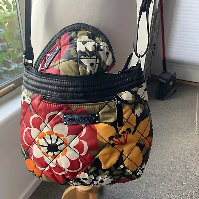 Vera Bradley Bittersweet Puffy Crossbody Shoulder Bag & Cosmetic Limited Edition • $28.50