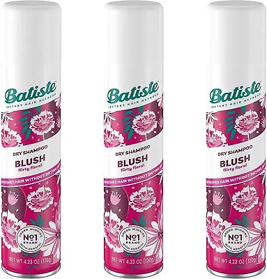 Batiste Dry Shampoo Blush 200ml X 3 • £10.94