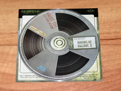 Fallout 3 Making Of Fallout 3 Blu-ray Disc Vault 101 Archive Room • $44.83