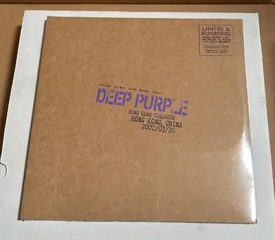 Deep Purple - Live In Hong Kong - Vinyl Record 3LP Purple Marbled PRESS RARE • $43.99
