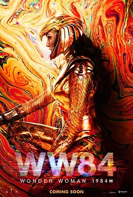 NEW WW84 Wonder Woman Movie Poster Print Or Canvas Gal Gadot 1984 • $18.16