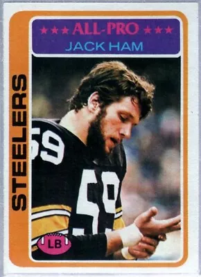 Jack Ham Steelers Hof Lb All-pro #450 Sp 1975 Topps Football Vintage Set Break • $0.99