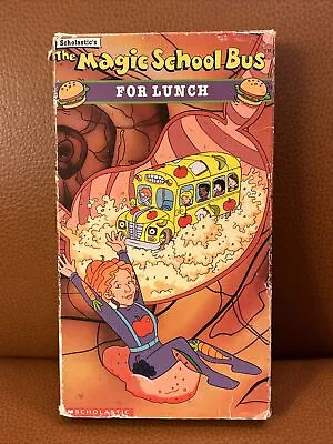 Scholastic’s The Magic School Bus For Lunch VHS Video Tape 1995 Topic Digestion • $10.97