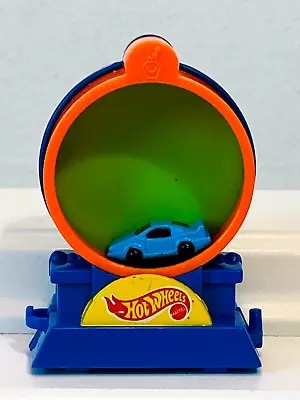 Hot Wheels Mattel Blue Car 1993 McDonald’s Loop Train 3.25” Toy/Cake Topper • $3.25