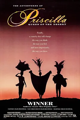 NEW Priscilla Queen Of The Desert 90s Movie Print Poster Canvas FREE SHIPPING • $81.95