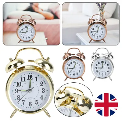 £8.29 • Buy Retro Loud Double Bell Mechanical Wound Alarm Clock Kid Gift New
