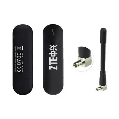 UNLOCKED ZTE MF669 3G 21.6mbps USB DONGLE + EXTERNAL ANTENNA (UK SELLER) • £17.99