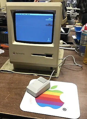 Macintosh Plus BlueSCSI OS 6.x 4 Mb Memory - Recapped Tested Working. • $715