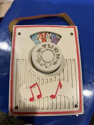 Vintage Fisher Price Music Box Pocket Radio 767 Twinkle Twinkle Little Star 1977 • $15