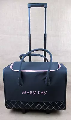 MARY KAY Consultant Rolling Luggage Travel Case W/NOS Mary Kay Samples! • $32.95