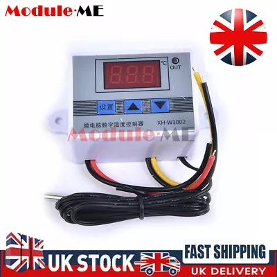 £6.99 • Buy XH-W3002/XH-W3001 Digital LED Temperature Controller Thermostat Control Switch
