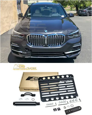 EOS Plate For 19-Present BMW X5 | Front Tow Hook License Mount Lowering Bracket • $65