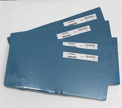 $67.99 • Buy SET Of 4 - Ikea DRONA Storage Box Fits Kallax Expedit 13x15x13  Dark Blue - NEW