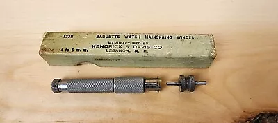 Kendrick & Davis Watch Mainspring Winder 123B 4-6mm Watchmaker Clockmaker Tool • $59.99