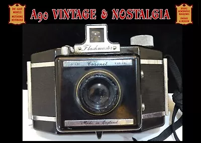 Old Vintage Coronet Flashmaster 120 Film Camera Made In England In Working Order • £14.90