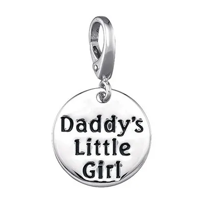 Daddy's Little Girl Silver Pendant Charm Necklace Bracelet Father Daughter #kc48 • $5.95