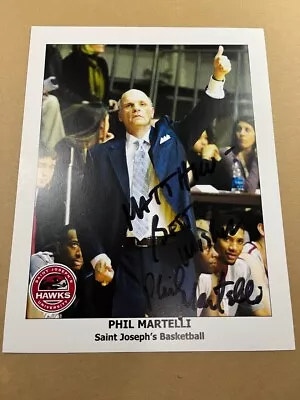 PHIL MARTELLI Autographed Signed 8.5x11 Photo MIchigan Wolverines Basketball • $17