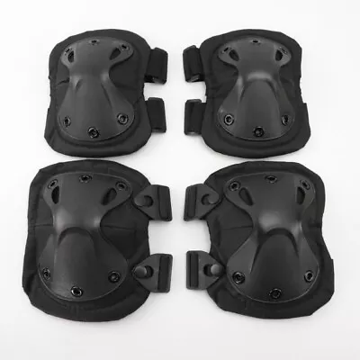 Military Tactical Army Combat Pads Knee Pad And Elbow Pad Set Outdoor Sport Pads • $21.79