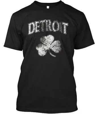 Detroit Irish Shamrock T-Shirt Made In The USA Size S To 5XL • $21.97