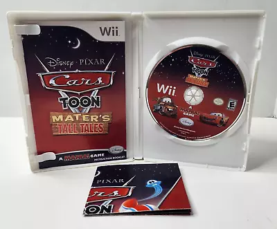 Cars Toon: Mater's Tall Tales (Nintendo Wii 2010) W/ Manual And Poster Included • $9.77