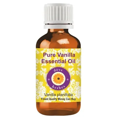 Pure Vanilla Essential Oil (Vanilla Planifolia)  100% Natural Therapeutic Grade • £17.99