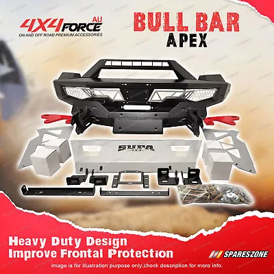 4X4FORCE APEX Bull Bar Front Bumper With U Loop & Tow Points For Ford Ranger T7 • $1485.95