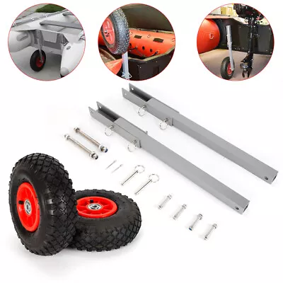 £89.30 • Buy Boat Launching Wheels For Yacht Inflatable Boat Kayak Dinghy Heavy Duty 300 Lbs