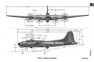 Pdf 30 B-17  Flying Fortress  Manuals Heavy Bomber Wwii Wright R-1820 Dvd-rom • $35