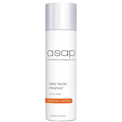 ASAP Daily Facial Cleanser 200ml With AHA & White Tea Oil Free & Removes Make Up • $40.99