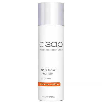 ASAP Daily Facial Cleanser 200ml With AHA & White Tea Oil Free & Removes Make Up • $40.99