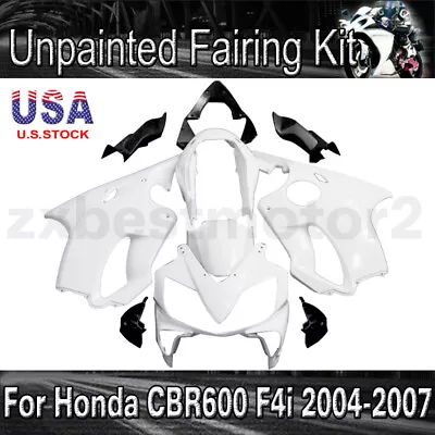 For 2004-2007 Honda CBR 600 F4i Injection Molded Bodywork Unpainted Fairing Kit • $202