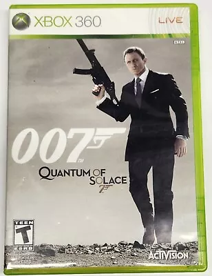 James Bond 007: Quantum Of Solace (Microsoft Xbox 360 2008) Complete Tested • $12.95