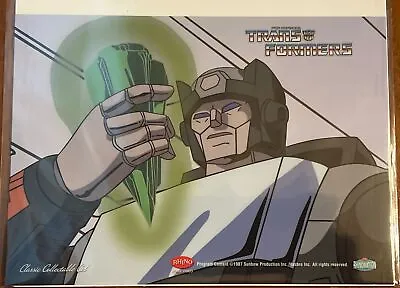 Transformers Classic Collectable Cel Color Film KUP Rhinomation Rhino 5x7 In. • $34.95