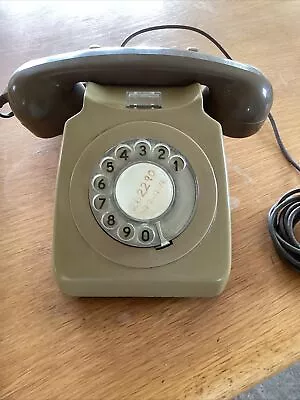 Vintage Rotary Dial Bell Telephone Green Yeo Tone 746 • £25