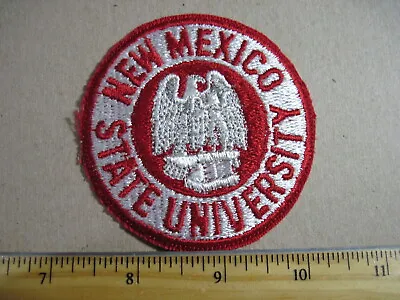 Color SSI  Shoulder Patch  NEW MEXICO STATE UNIVERSITY ROTC  New Round Type • $6