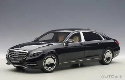 1:18 Autoart Mercedes Maybach S-Class S600 V12 Biturbo 2016 Black AA76293 Model • £156.52