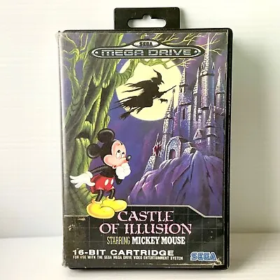 Castle Of Illusion Starring Mickey Mouse - Sega Mega Drive - Tested & Working • $88.88