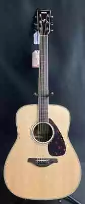 Yamaha FG830 Solid Top Dreadnought Acoustic Guitar Gloss Natural • $349.99