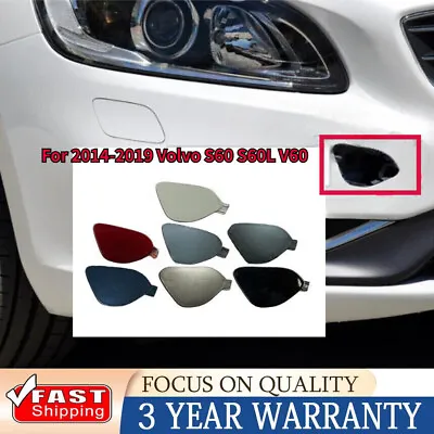 Car Front Bumper Tow Hook Eye Cover Cap For 2014-2019 Volvo S60 S60L V60 • $26.34