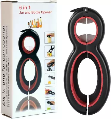 Otstar 6 In 1 Multi Opener All In One Bottle Opener Can Soda And Jar Twist – • £9.20